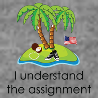 I Understand The Assignment Coconut Tree Kamalaharris 7-Panel Snapback Hat