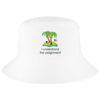 I Understand The Assignment Coconut Tree Kamalaharris Cool Comfort Performance Bucket Hat