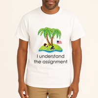 I Understand The Assignment Coconut Tree Kamalaharris Tall T-Shirt