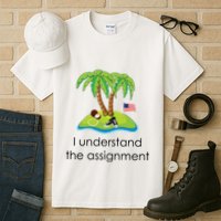I Understand The Assignment Coconut Tree Kamalaharris Tall T-Shirt