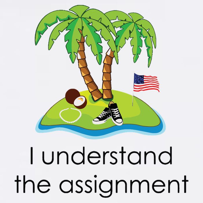 I Understand The Assignment Coconut Tree Kamalaharris Tall T-Shirt