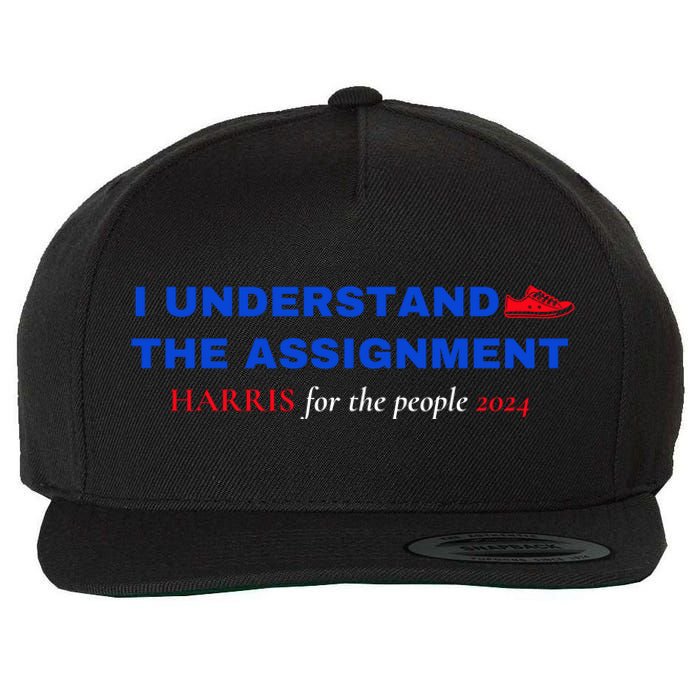 I Understand The Assignment Kamala Harris 2024 Wool Snapback Cap