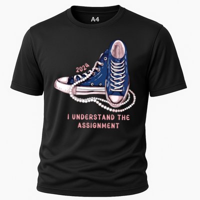 I Understand The Assignment Vote Blue Election 2024 Cooling Performance Crew T-Shirt