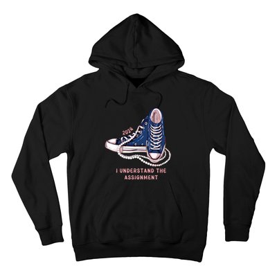 I Understand The Assignment Vote Blue Election 2024 Hoodie