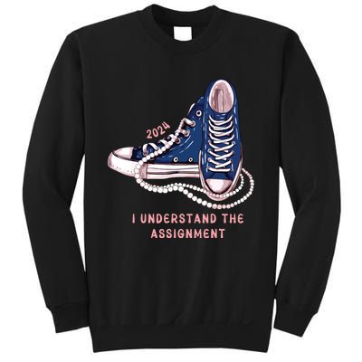 I Understand The Assignment Vote Blue Election 2024 Sweatshirt