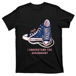 I Understand The Assignment Vote Blue Election 2024 T-Shirt