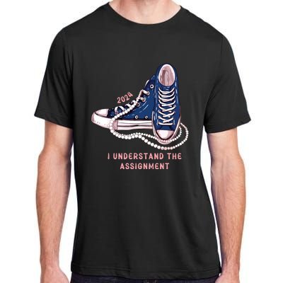 I Understand The Assignment Vote Blue Election 2024 Adult ChromaSoft Performance T-Shirt