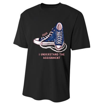 I Understand The Assignment Vote Blue Election 2024 Performance Sprint T-Shirt