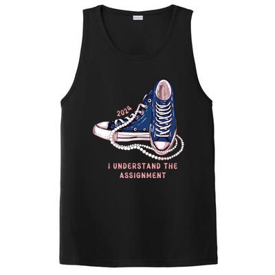 I Understand The Assignment Vote Blue Election 2024 PosiCharge Competitor Tank