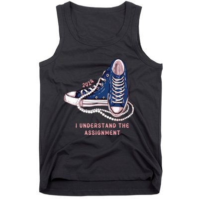 I Understand The Assignment Vote Blue Election 2024 Tank Top