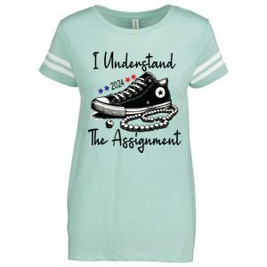 I Understand The Assignment Chucks And Pearls Election 2024 Enza Ladies Jersey Football T-Shirt