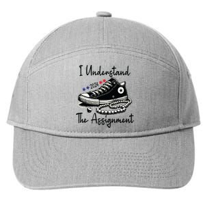 I Understand The Assignment Chucks And Pearls Election 2024 7-Panel Snapback Hat