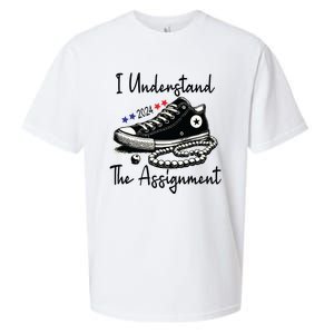 I Understand The Assignment Chucks And Pearls Election 2024 Sueded Cloud Jersey T-Shirt