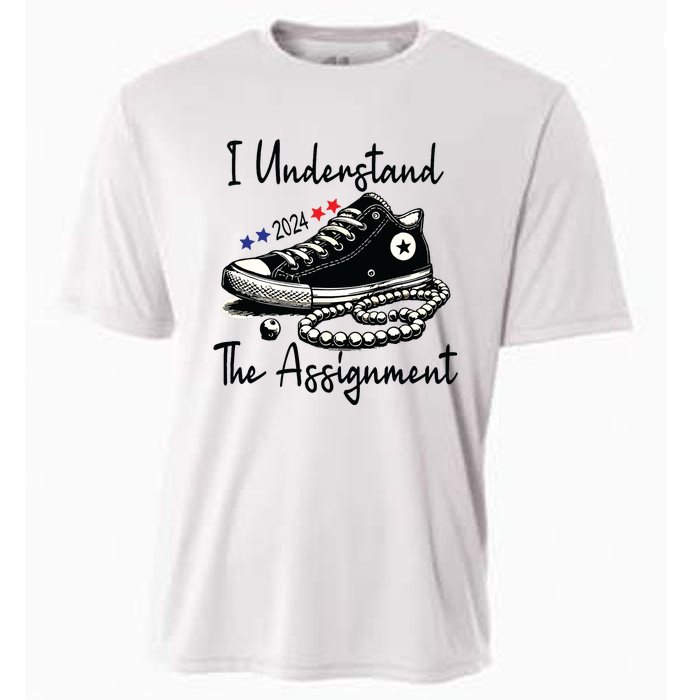 I Understand The Assignment Chucks And Pearls Election 2024 Cooling Performance Crew T-Shirt