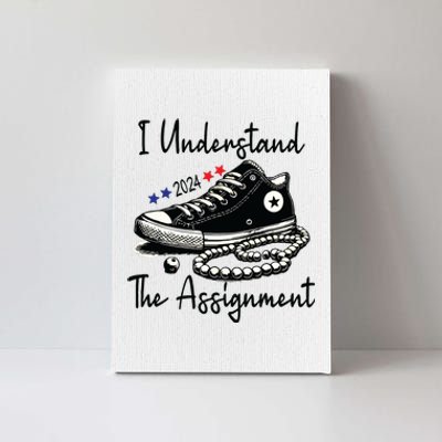 I Understand The Assignment Chucks And Pearls Election 2024 Canvas