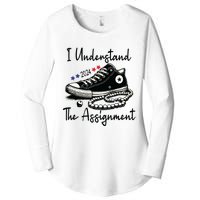 I Understand The Assignment Chucks And Pearls Election 2024 Women's Perfect Tri Tunic Long Sleeve Shirt