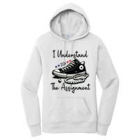 I Understand The Assignment Chucks And Pearls Election 2024 Women's Pullover Hoodie