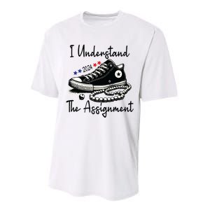 I Understand The Assignment Chucks And Pearls Election 2024 Performance Sprint T-Shirt