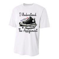 I Understand The Assignment Chucks And Pearls Election 2024 Performance Sprint T-Shirt