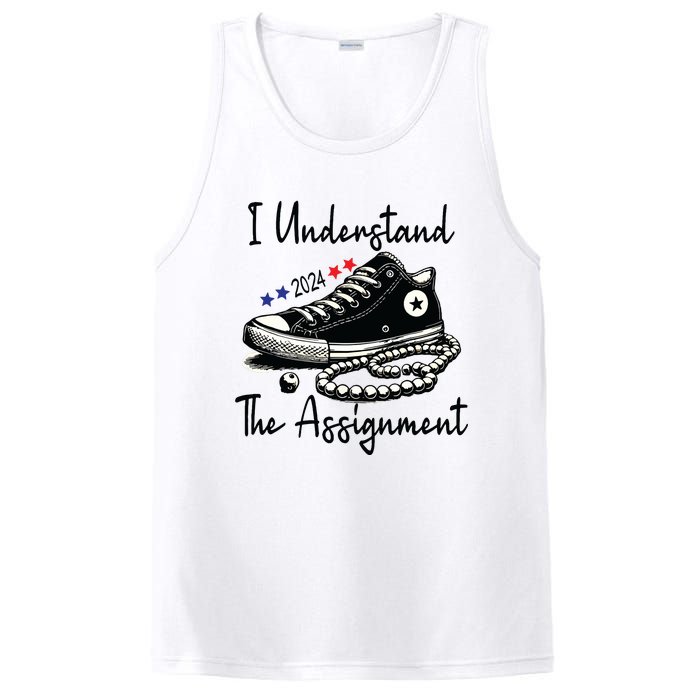 I Understand The Assignment Chucks And Pearls Election 2024 PosiCharge Competitor Tank