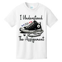 I Understand The Assignment Chucks And Pearls Election 2024 Kids T-Shirt