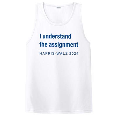 I Understand The Assignment Harris Walz 2024 PosiCharge Competitor Tank