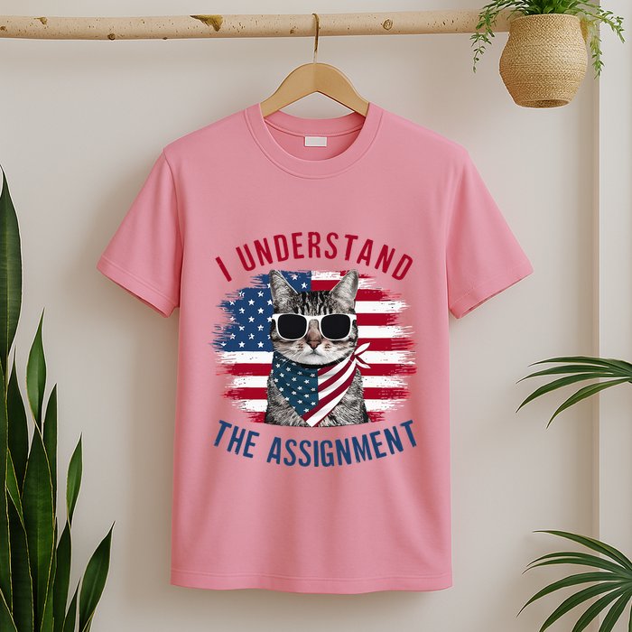 I Understand The Assignment Cat Childless Cat Lady T-Shirt