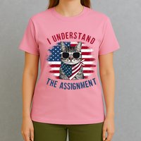 I Understand The Assignment Cat Childless Cat Lady T-Shirt
