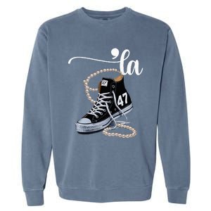 I Understand The Assignment Chucks And Pearls Election 2024 Garment-Dyed Sweatshirt