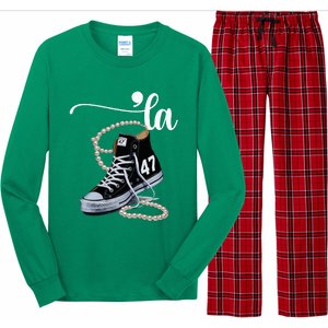 I Understand The Assignment Chucks And Pearls Election 2024 Long Sleeve Pajama Set