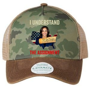 I Understand The Assignment Vote Kamala Harris 2024 Legacy Tie Dye Trucker Hat