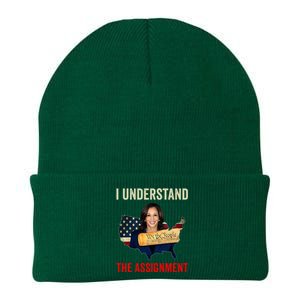 I Understand The Assignment Vote Kamala Harris 2024 Knit Cap Winter Beanie