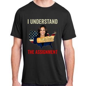 I Understand The Assignment Vote Kamala Harris 2024 Adult ChromaSoft Performance T-Shirt