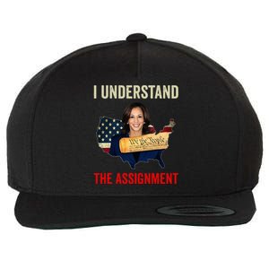 I Understand The Assignment Vote Kamala Harris 2024 Wool Snapback Cap