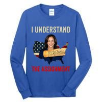 I Understand The Assignment Vote Kamala Harris 2024 Tall Long Sleeve T-Shirt