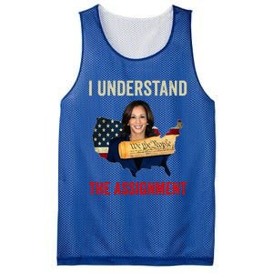 I Understand The Assignment Vote Kamala Harris 2024 Mesh Reversible Basketball Jersey Tank