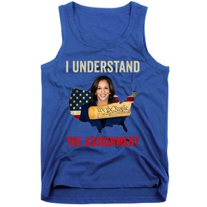 I Understand The Assignment Vote Kamala Harris 2024 Tank Top