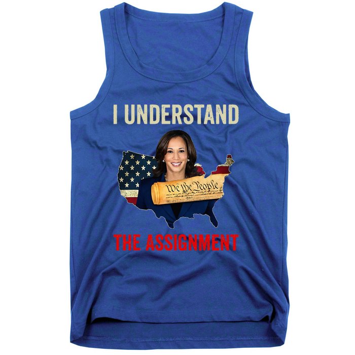 I Understand The Assignment Vote Kamala Harris 2024 Tank Top