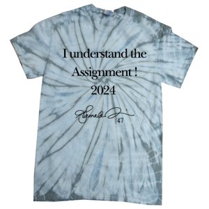 I Understand The Assignment 2024 Kamala Signature Edition Tie-Dye T-Shirt