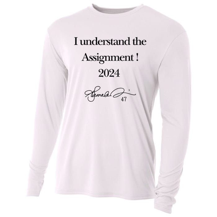 I Understand The Assignment 2024 Kamala Signature Edition Cooling Performance Long Sleeve Crew