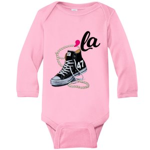 I Understand The Assignt Chucks And Pearls Election 2024 Baby Long Sleeve Bodysuit