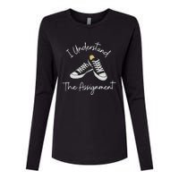 I Understand The Assignment Kamala Harris 2024 Election Womens Cotton Relaxed Long Sleeve T-Shirt