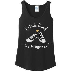 I Understand The Assignment Kamala Harris 2024 Election Ladies Essential Tank