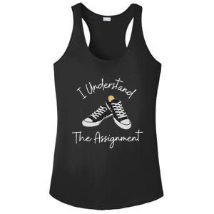 I Understand The Assignment Kamala Harris 2024 Election Ladies PosiCharge Competitor Racerback Tank