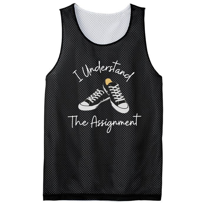 I Understand The Assignment Kamala Harris 2024 Election Mesh Reversible Basketball Jersey Tank