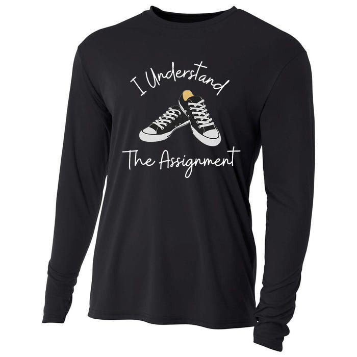 I Understand The Assignment Kamala Harris 2024 Election Cooling Performance Long Sleeve Crew