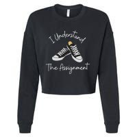 I Understand The Assignment Kamala Harris 2024 Election Cropped Pullover Crew