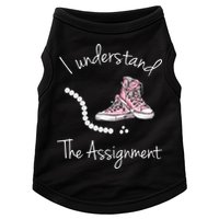 I Understand The Assignment Kamala Harris Sneaker Doggie Tank