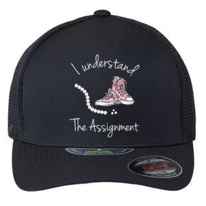 I Understand The Assignment Kamala Harris Sneaker Flexfit Unipanel Trucker Cap