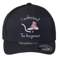 I Understand The Assignment Kamala Harris Sneaker Flexfit Unipanel Trucker Cap